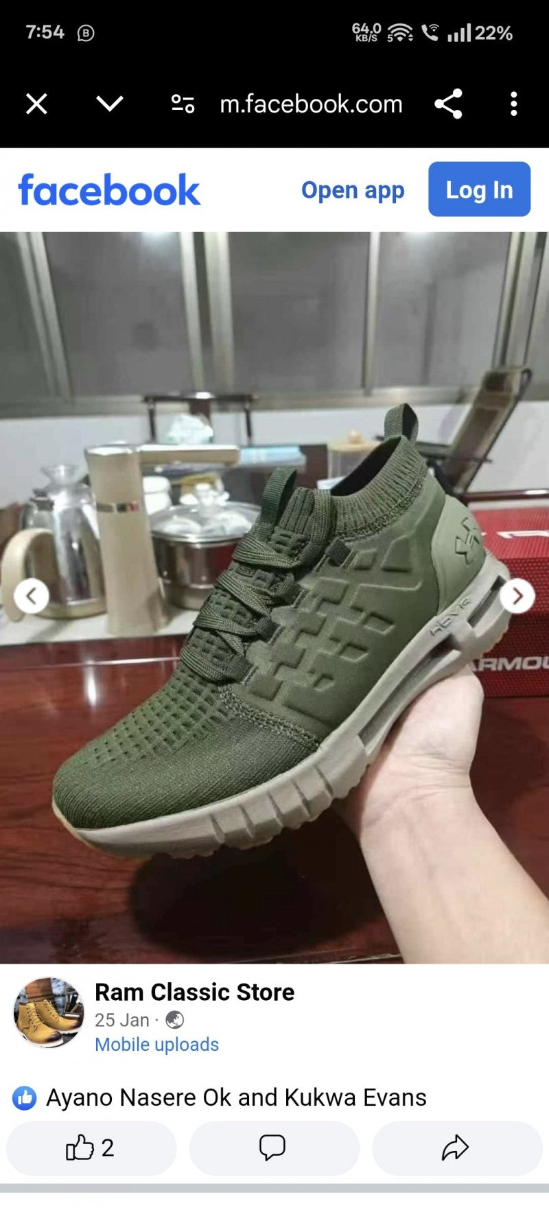UNDERR ARMOUR phantom 1 olive