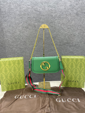 Gucc  I Blondie hand bag With folding box 282
