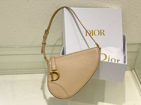 Christian  Dior  CD  Saddle  Rodeo  Bag  Pouch  With  OG  Box  &  Dust  Bag  (379  Apricot)