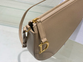 Christian  Dior  CD  Saddle  Rodeo  Bag  Pouch  With  OG  Box  &  Dust  Bag  (379  Apricot)