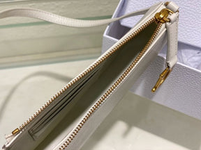 Christian  Dior  CD  Saddle  Rodeo  Bag  Pouch  With  OG  Box  &  Dust  Bag  (379  White)