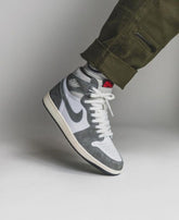 Nikee Air Jordan Retro 1 High Washed Grey Black