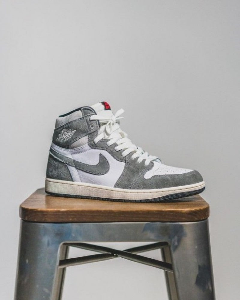 Nikee Air Jordan Retro 1 High Washed Grey Black