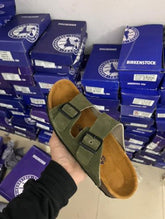 Birkenstock Arizona Olive suede