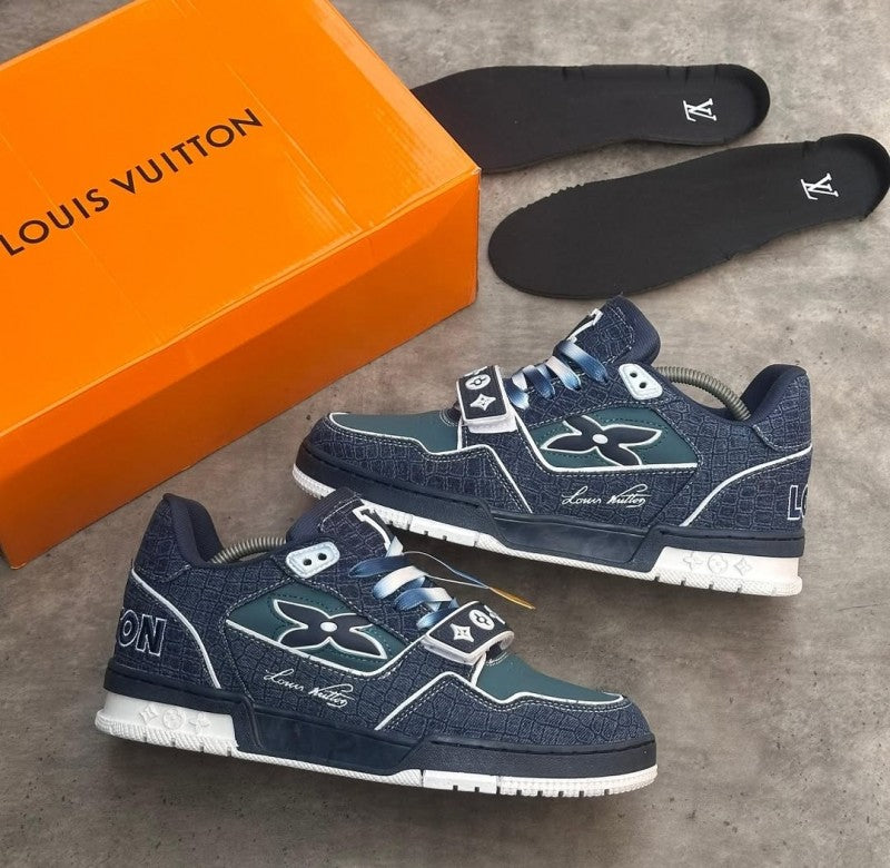 Louis Vuitton LV Trainer Sneaker Blue 418