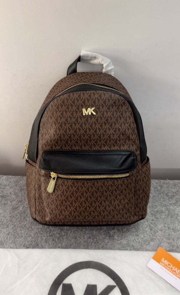 Michael  Kors  MK Rhea  Backpack  With  Dust  Bag  (Coffee Black 22086)  Bagpack