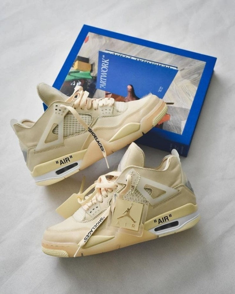Air jordan retro 4 sail semi ua
