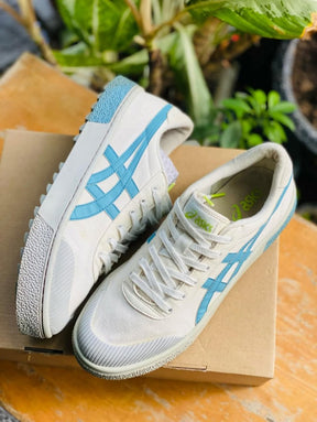 Asicss Court Trail Sneakers White Blue