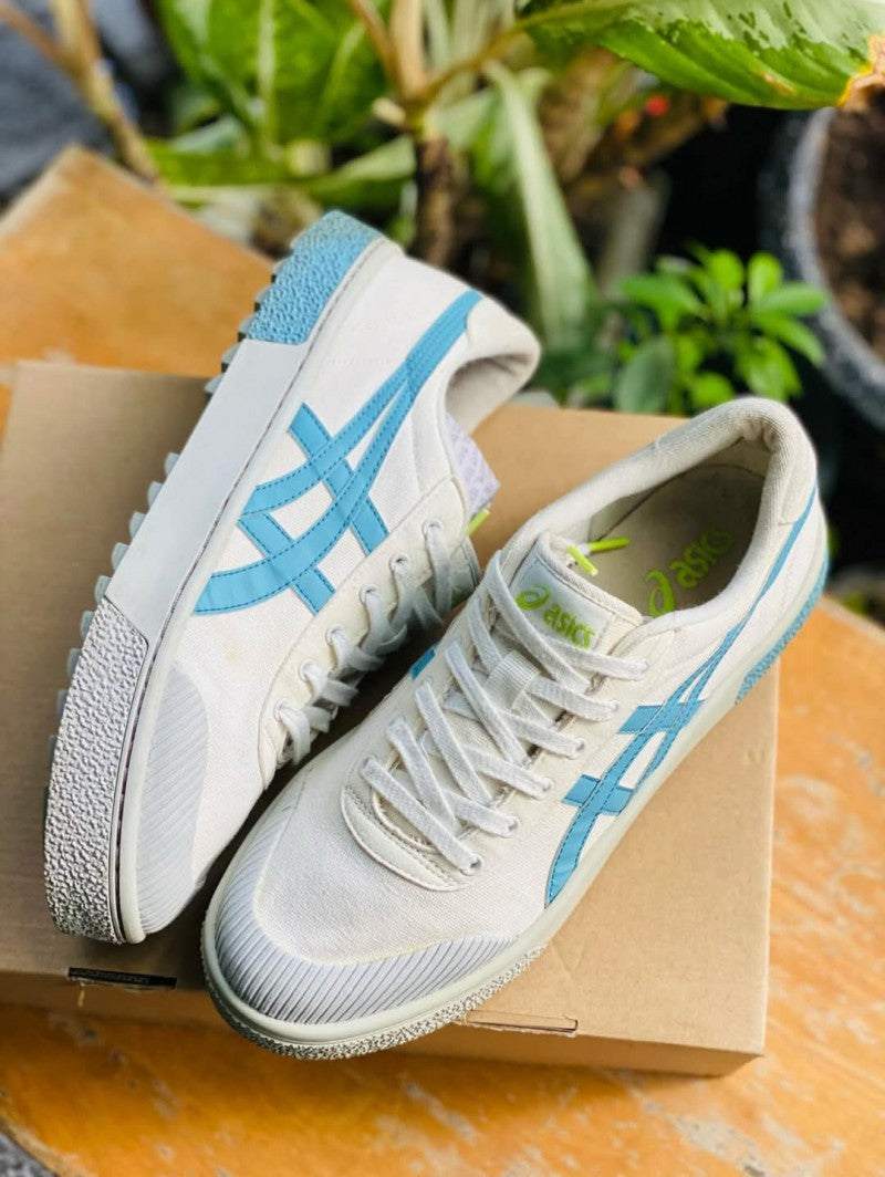 Asicss Court Trail Sneakers White Blue