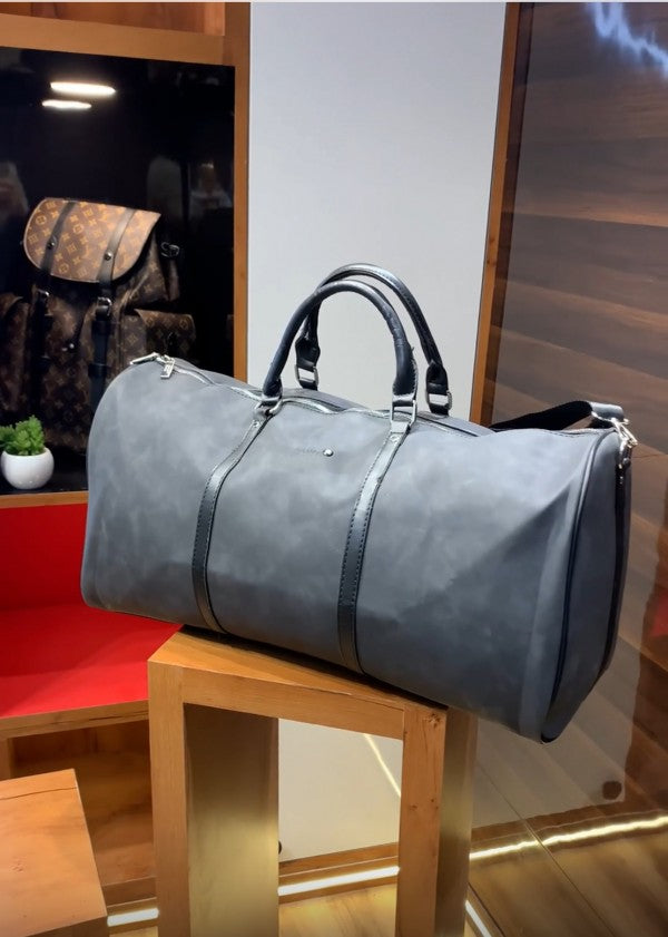 MONT BLAN C DUFFLE BAG PREMIUM SEUDE LEATHER