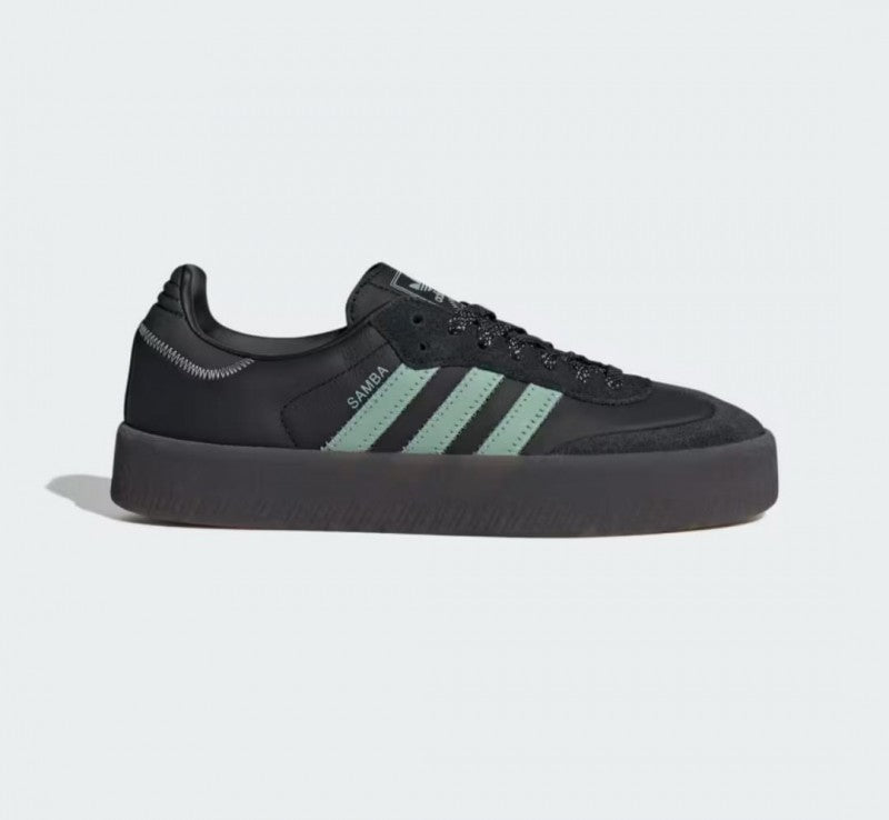Adidass Sambae Core Black Hazy Green Carbon