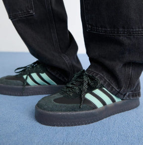 Adidass Sambae Core Black Hazy Green Carbon