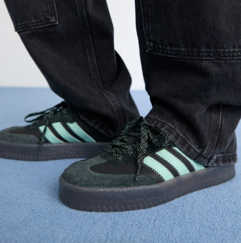 Adidass Sambae Core Black Hazy Green Carbon