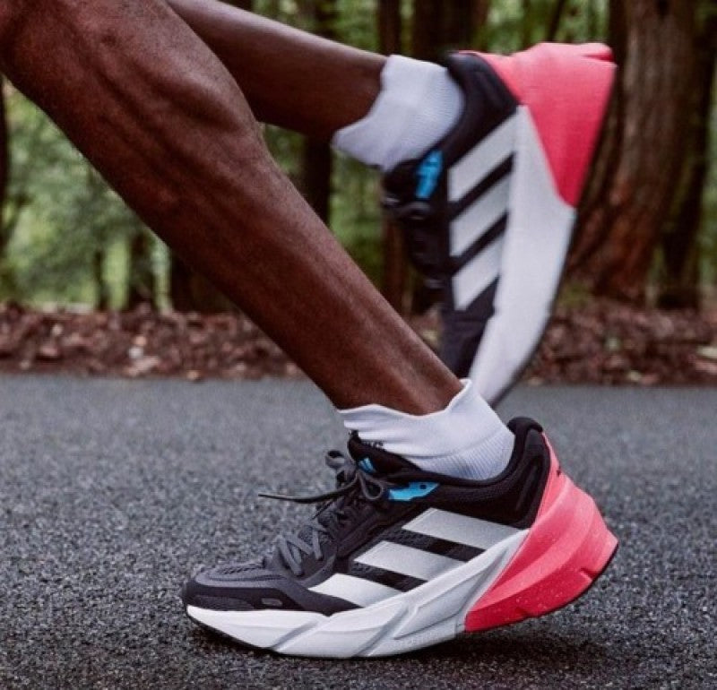 Adida s adistar running shoes black white red