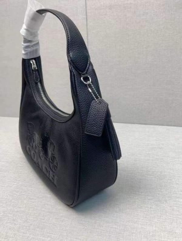 Coach  Carmen  Shoulder  Bag  Black  With  OG  Box  Dust  Bag