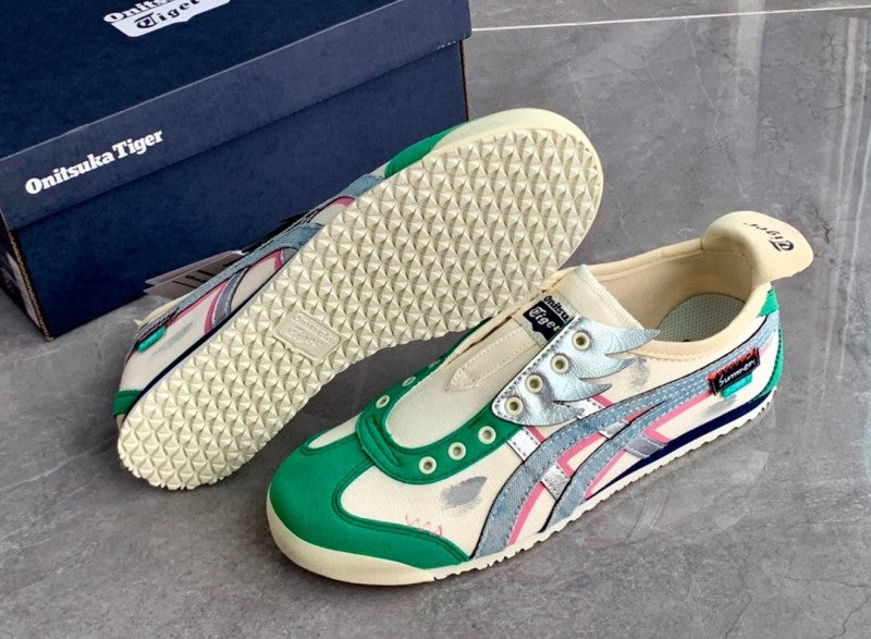 PandaPrank X Onitsuka Tiger SlipOn green 207
