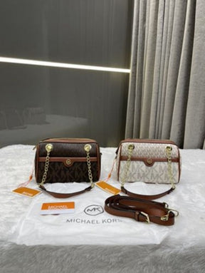 Michael  Kors  Blair  Boston  With  OG  Box  &  Dust  Bag  (22312  Beige  Brown)