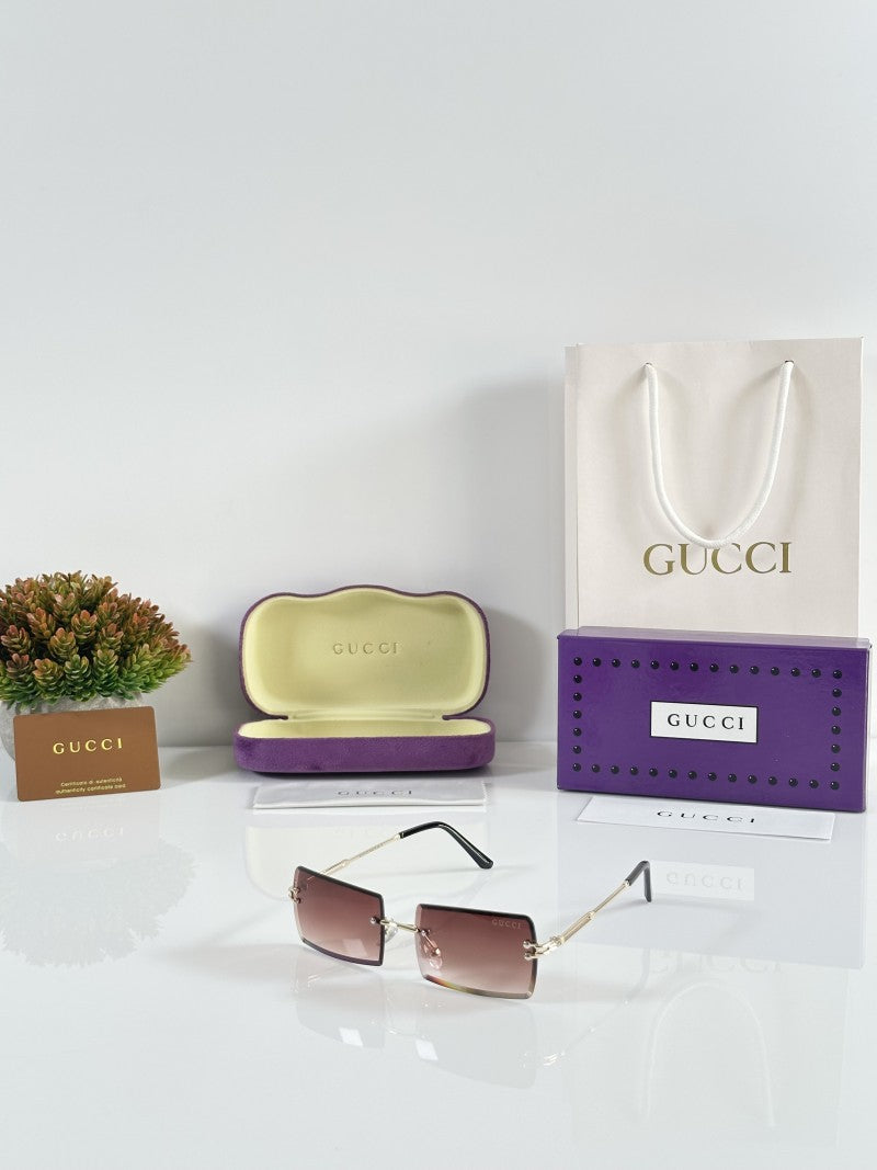 Gucci 5252 Gold Brown DC