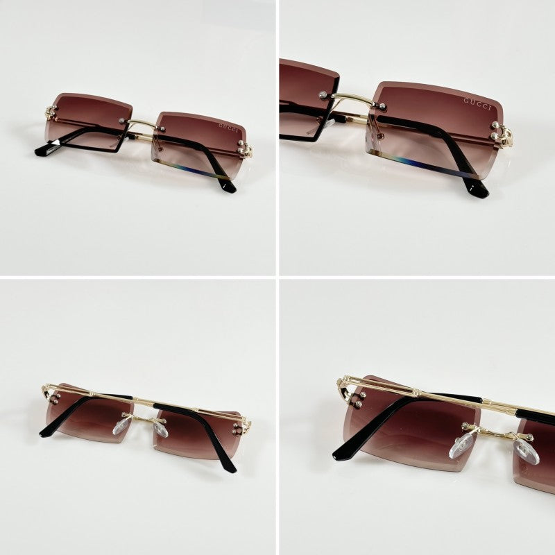 Gucci 5252 Gold Brown DC