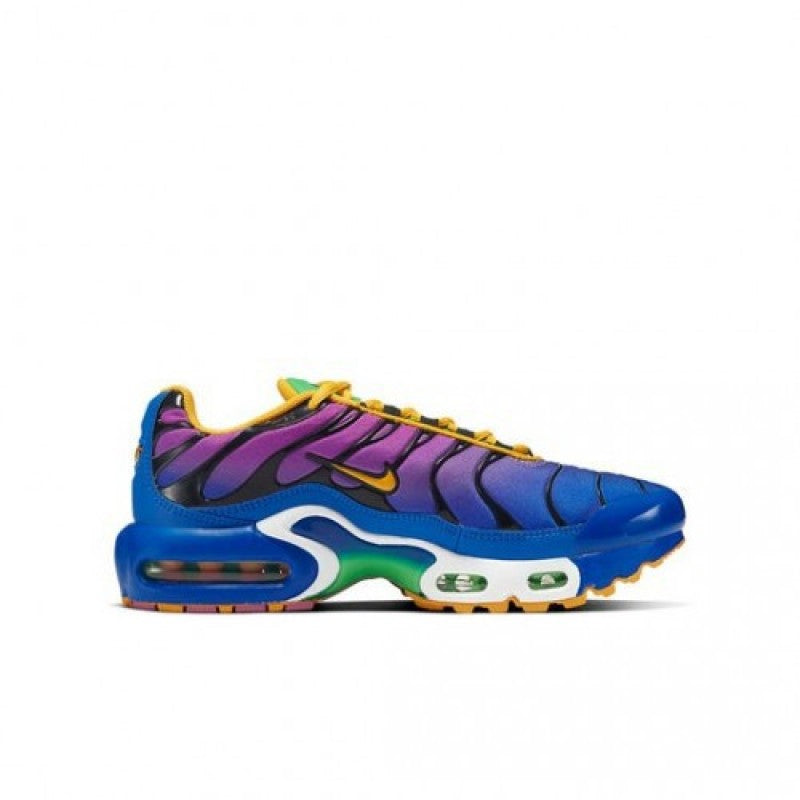 Nikee Airmax plus tn flamingo gold purple black gym running shoes trainers