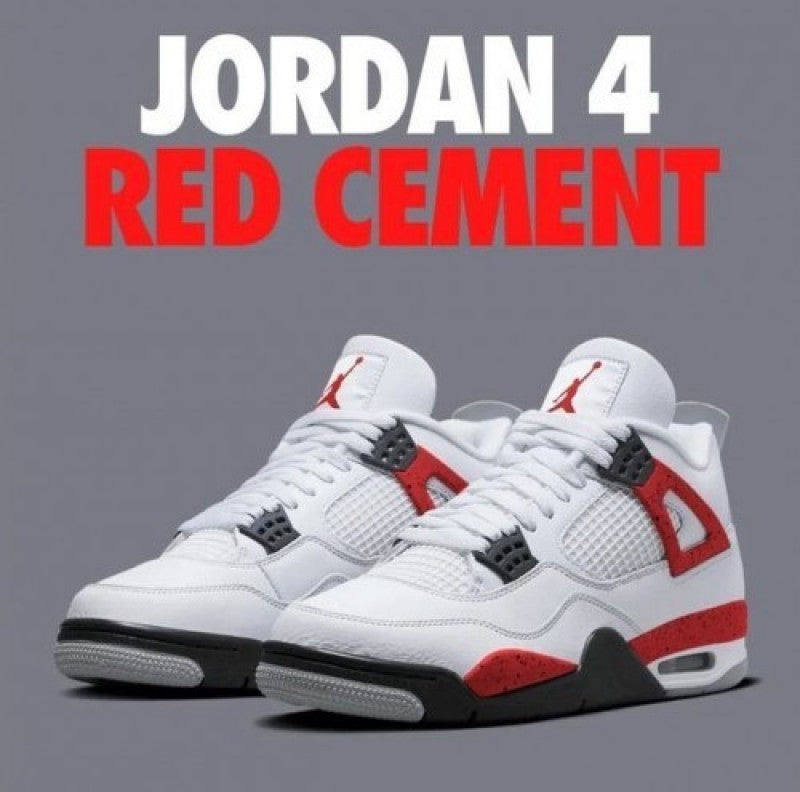 Air Jordan Retro 4 Red Cement