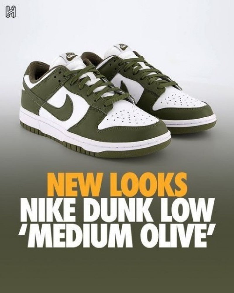 sb dunk low medium olive