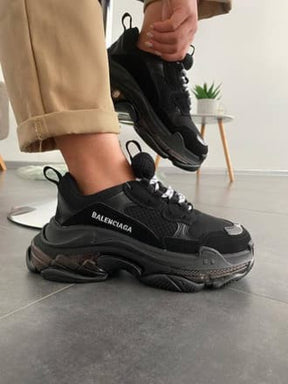 Balenciaga Triple S Clear Sole Black (139)