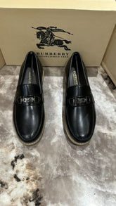 burberry premium black loafer self