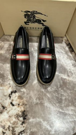 burberry premium black loafer