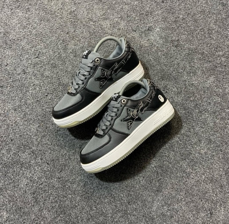 A BATHING APE Bape Sta Charcoal