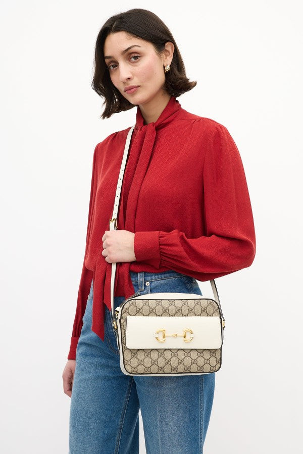 GUCC  I HORSEBIT 1955 SMALL SHOULDER BAG With double box 352