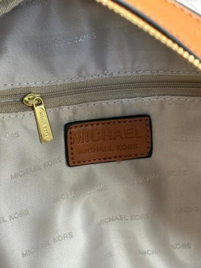 Michael  kors  Kenley  Premium  Quality  Bagpack  With  Dust  Bag  (908  Biege  Brown)