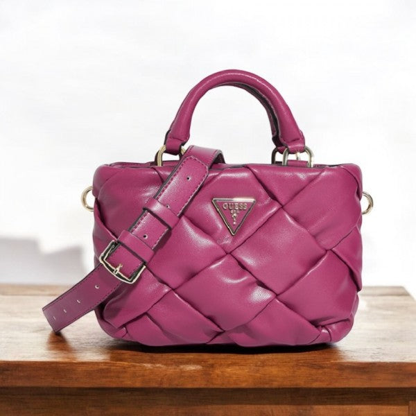 GUESS ZAINA MINI SATCHEL BAG WITH BOX