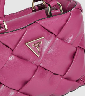 GUESS ZAINA MINI SATCHEL BAG WITH BOX