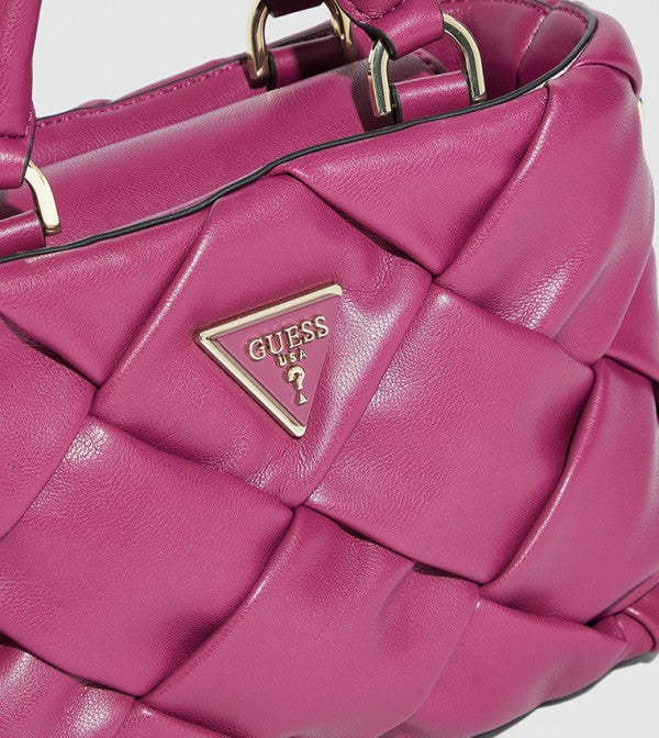 GUESS ZAINA MINI SATCHEL BAG WITH BOX