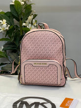 Michael  Kors  Double  Zipper  Backpack  With  Dust  Bag  (22M07 Pink)