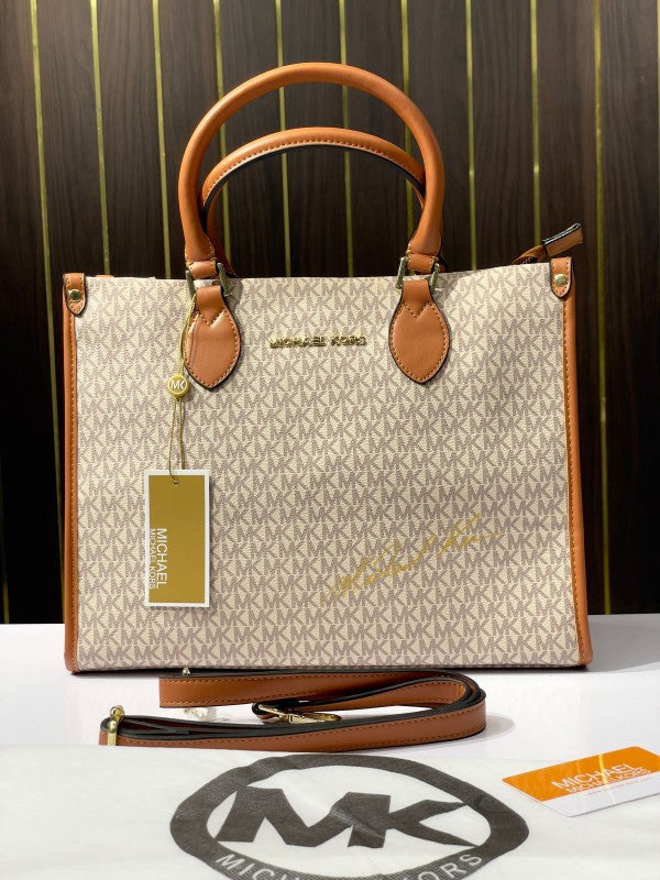 Michael  kors  tote  bag  with  dust  bag  (44572 Biege brown)