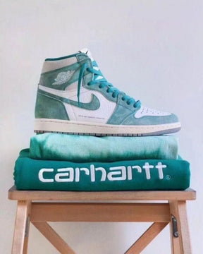 Nikee Air Jordan 1 Retro High OG Turbo Green Semi UA