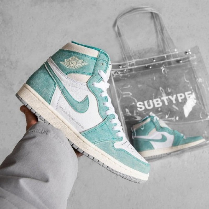 Nikee Air Jordan 1 Retro High OG Turbo Green Semi UA