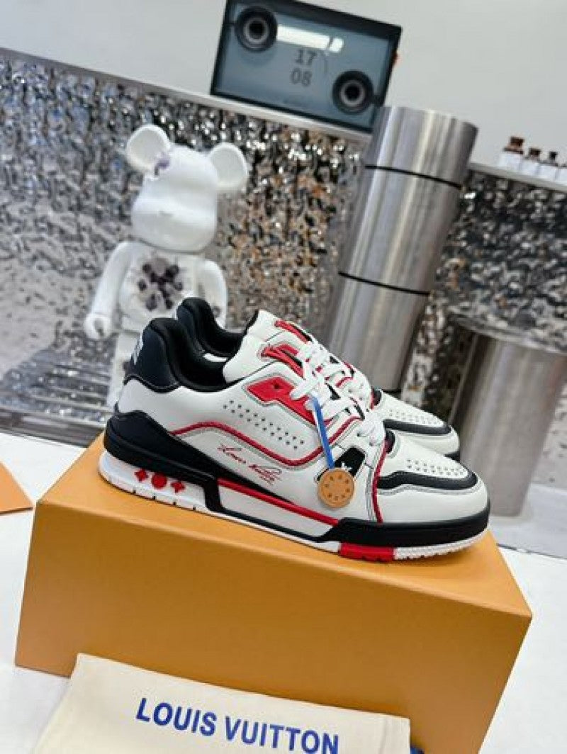 lv trainer white red black