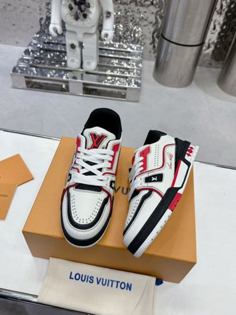 lv trainer white red black