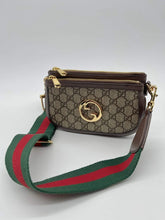 Gucc  i GG Blondie Mini and Ebony Canvas Shoulder Bag  With magnetic box 365