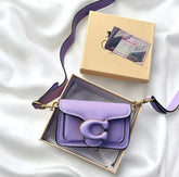 Coach  tabby  mini  monogram  with  og  box(purple)