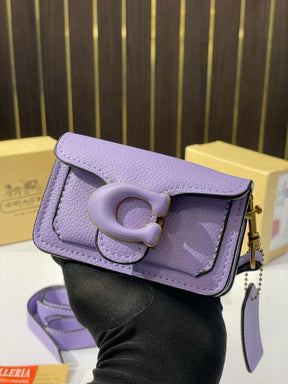 Coach  tabby  mini  monogram  with  og  box(purple)