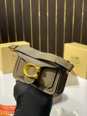 Coach  tabby  mini  monogram  with  og  box(brown)