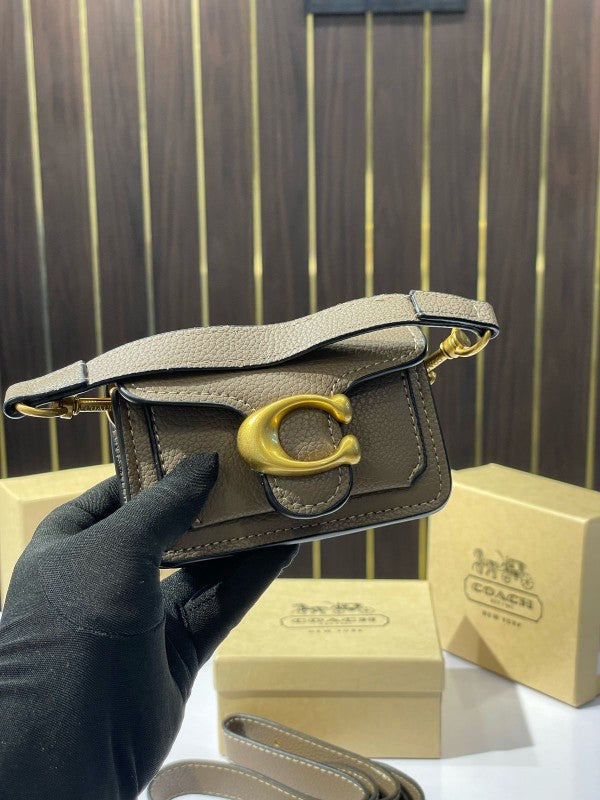 Coach  tabby  mini  monogram  with  og  box(brown)