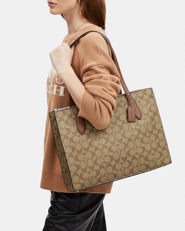 Coach  nina  carryall  tote  bag  with  og  box