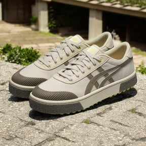 Asicss court trail army green white