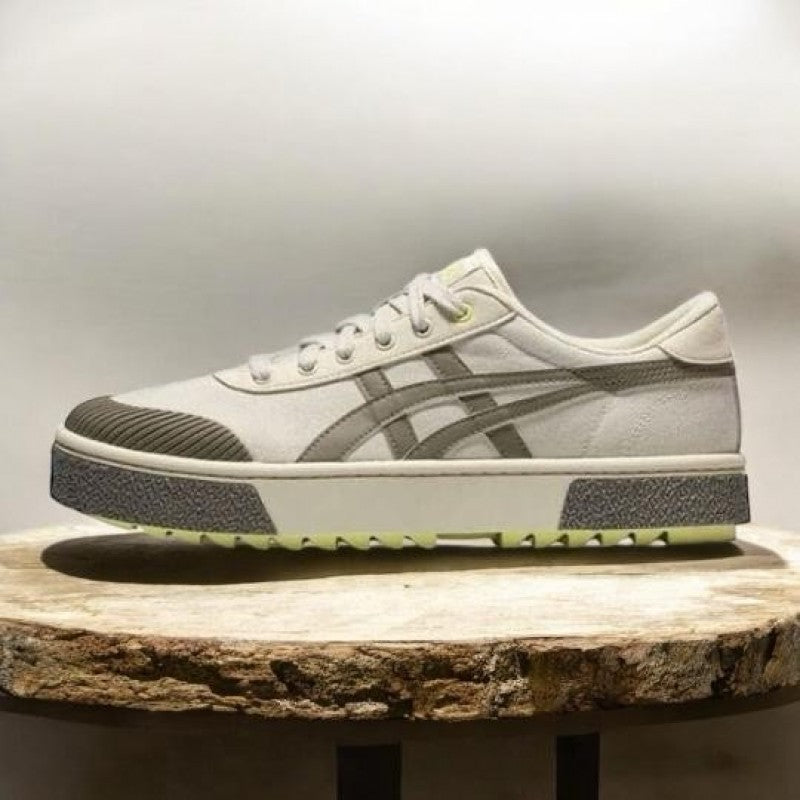 Asicss court trail army green white