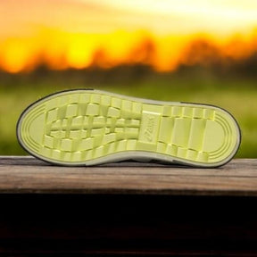 Asicss court trail army green white